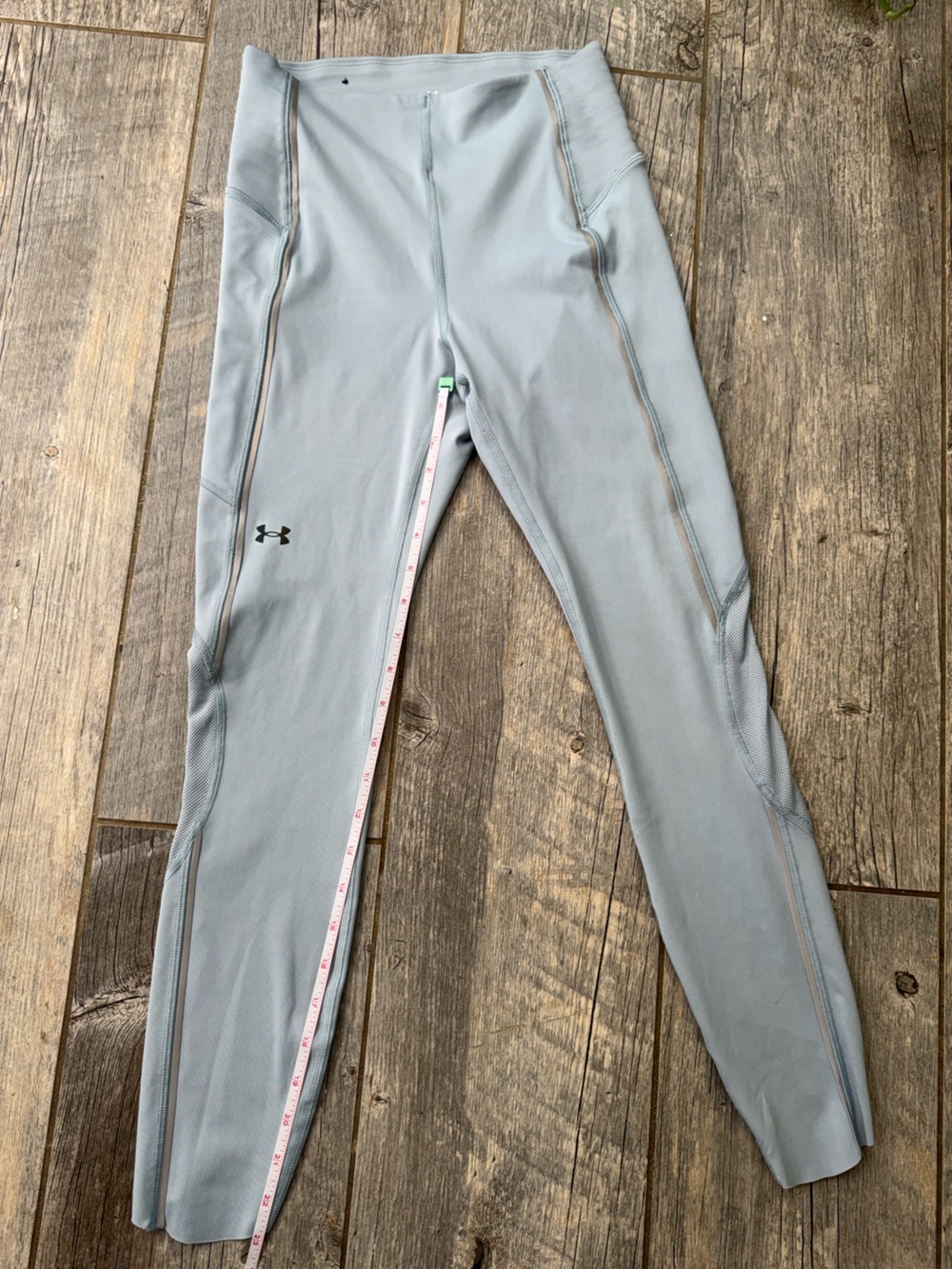 Under Armour UA Rush Gray Compression Activewear Leggings Size Small